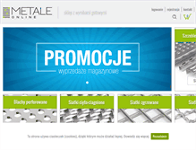 Tablet Screenshot of metale-online.pl